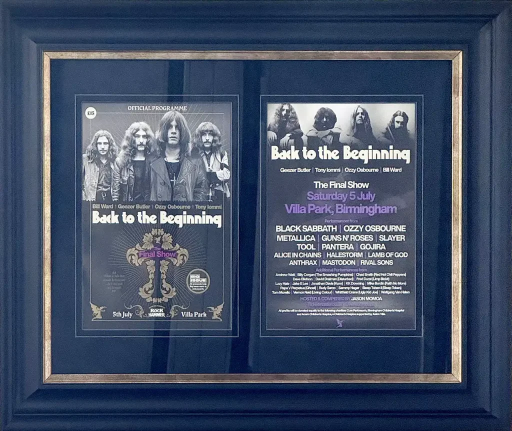 Ozzy Osbourne Memorabilia Framing | Bespoke Framing in Orpington – Frameation